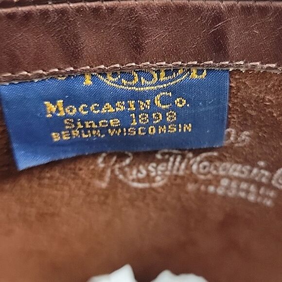 W.C Russell Moccasin Co Zephyr Boots Brown leather zip buckle hunting men's 8.5C - Picture 14 of 14